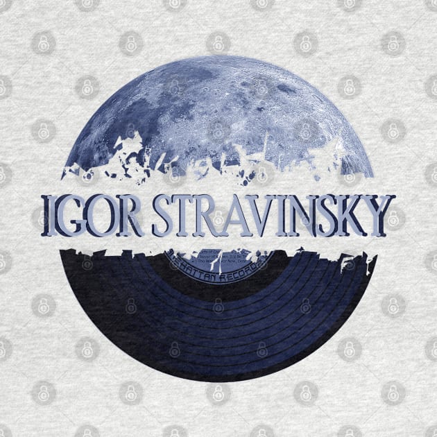 Igor Stravinsky blue moon vinyl by hany moon